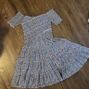 A brand new floral dress.